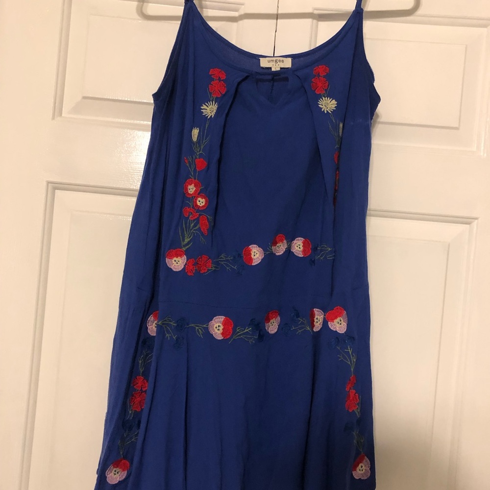 Umgee Embroidered Mini Dress